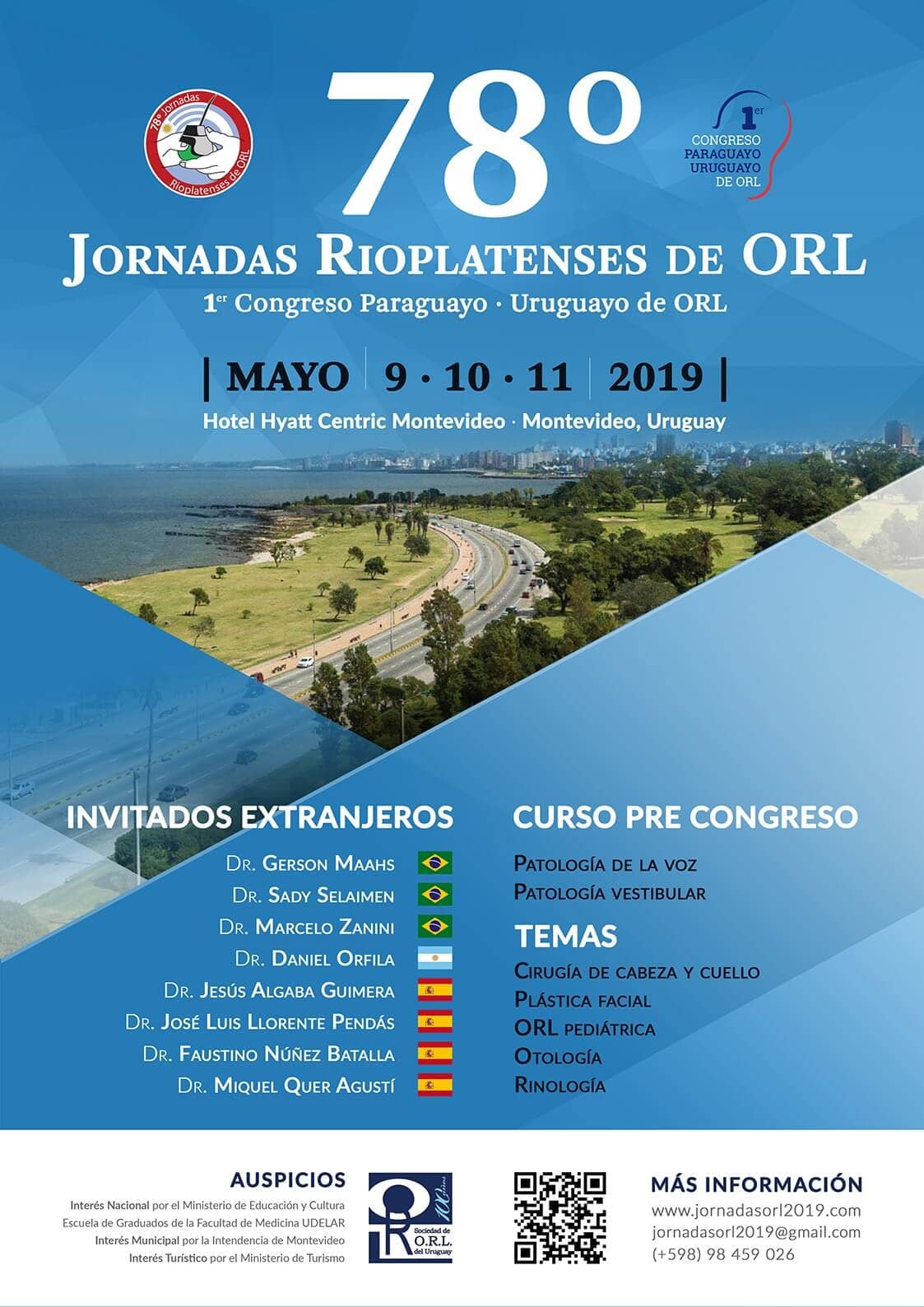 Dr Marcelo é convidado estrangeiro para palestrar sobre plástica nasal nas 78° Jornadas Rioplatenses