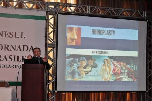Dr. Marcelo Zanini apresentou aulas sobre rinoplastia